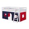 Alaterre Furniture Roxy Twin Wood Junior Loft Bed with White with Blue and Red Tent AJRX10WHATBRE - alternate 1